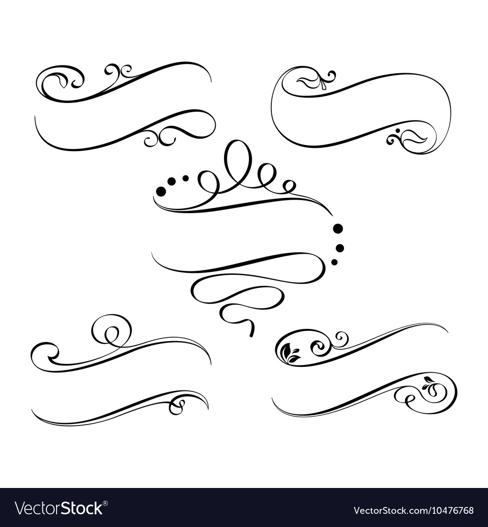 Calligraphic ribbons