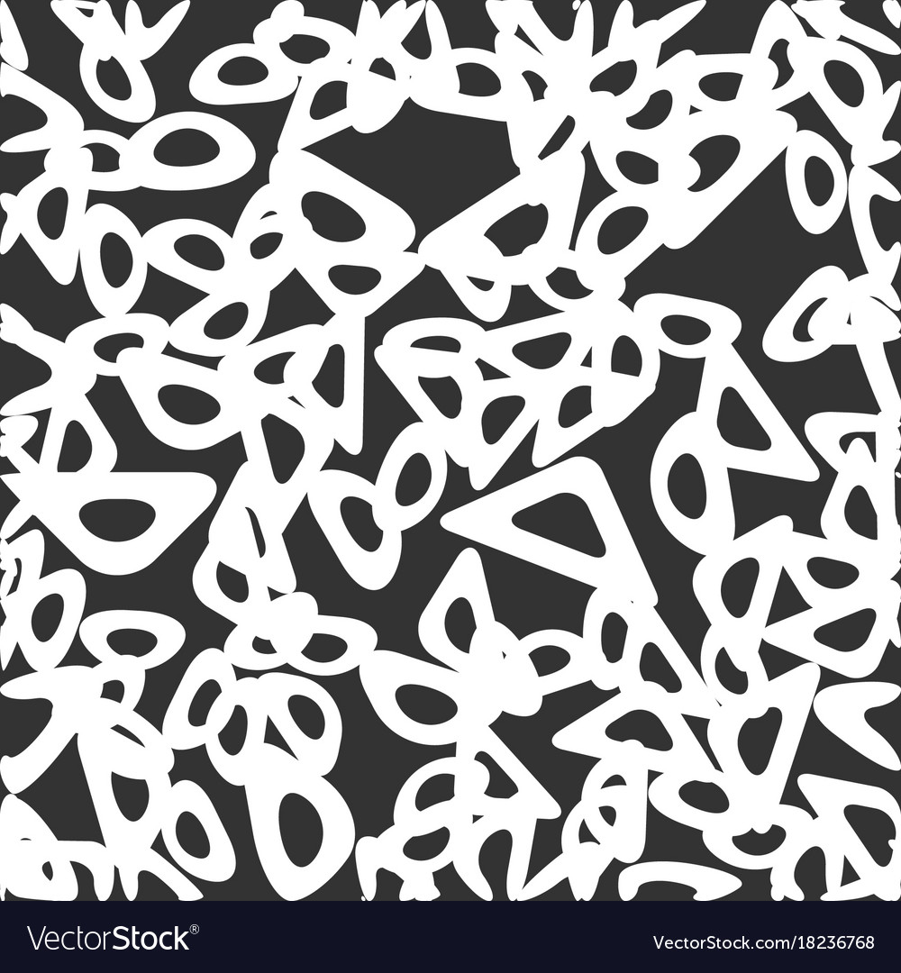 Circle abstract bio chain pattern