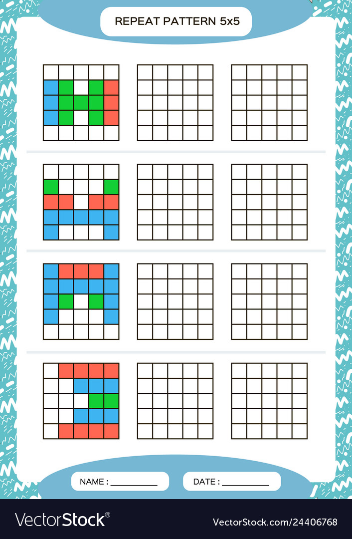 Colorful Square Pattern Puzzle