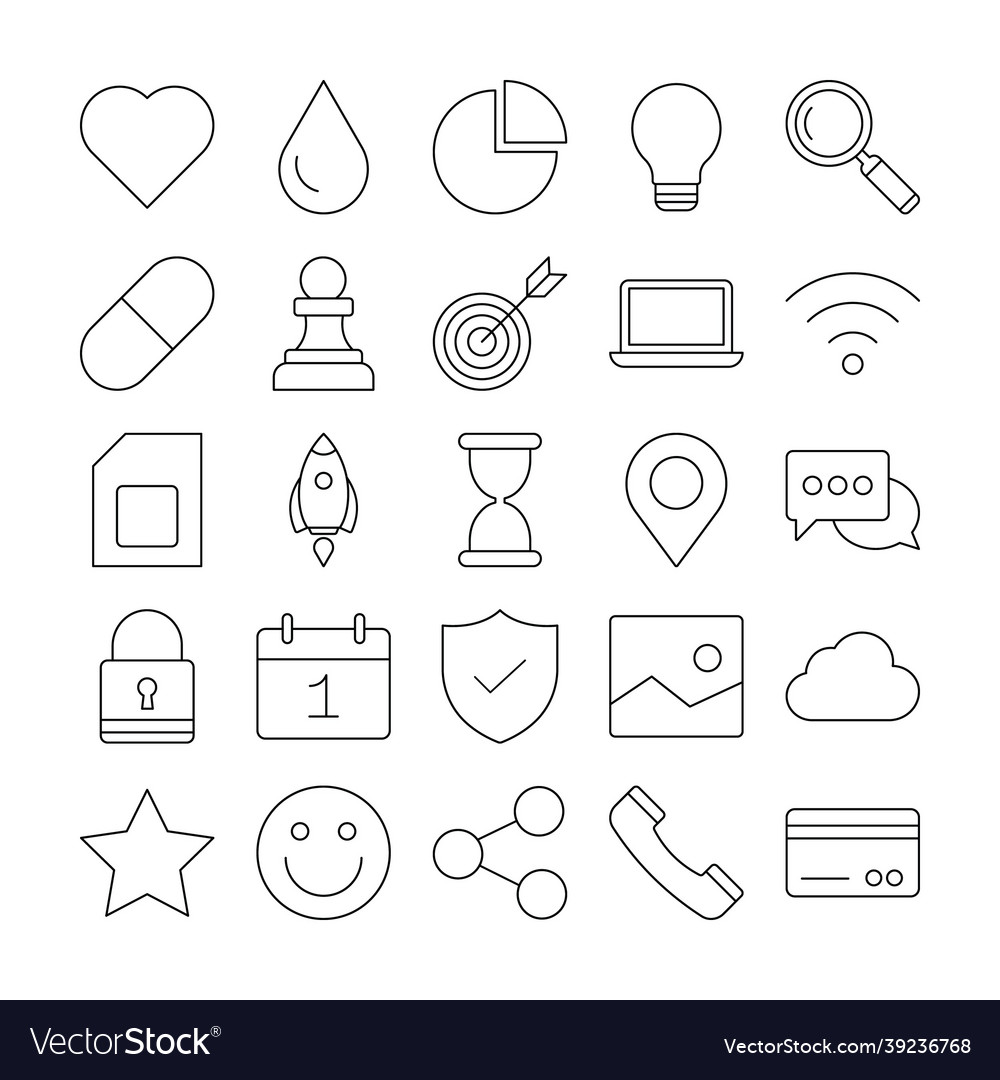 Daily use isolated icon which can easily mo