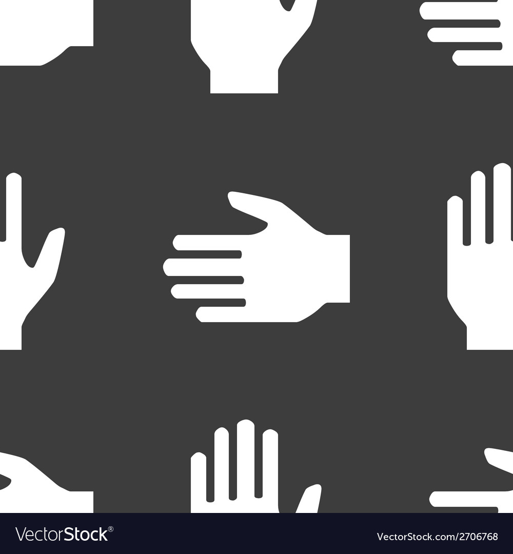 Hand web iconflat design seamless pattern