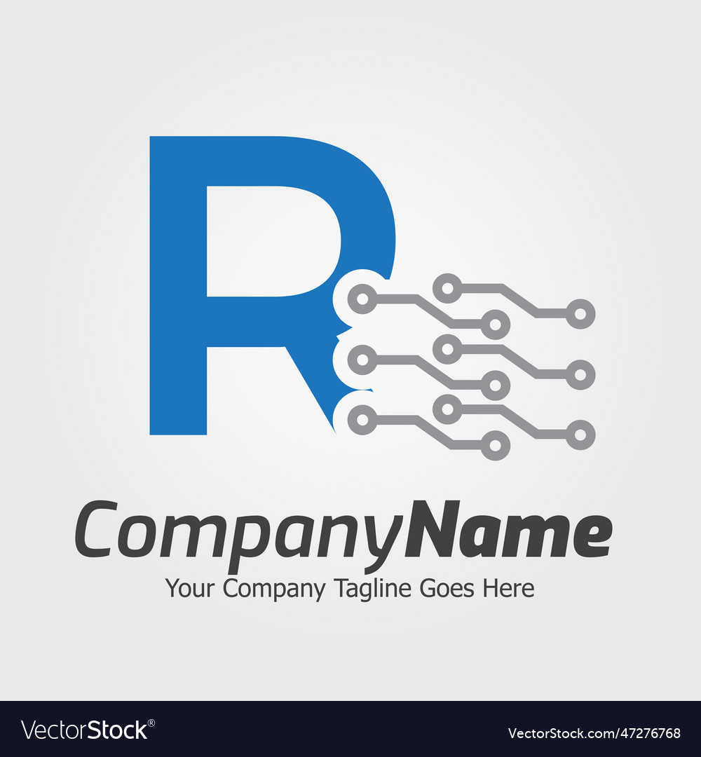 Programming code and technology logo template