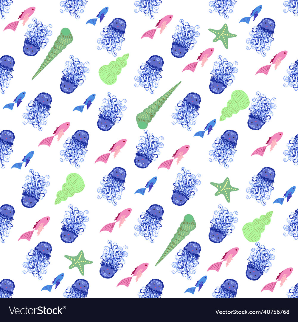 Seamless pattern with detailed transparent vector image Seamless pattern with detailed transparent