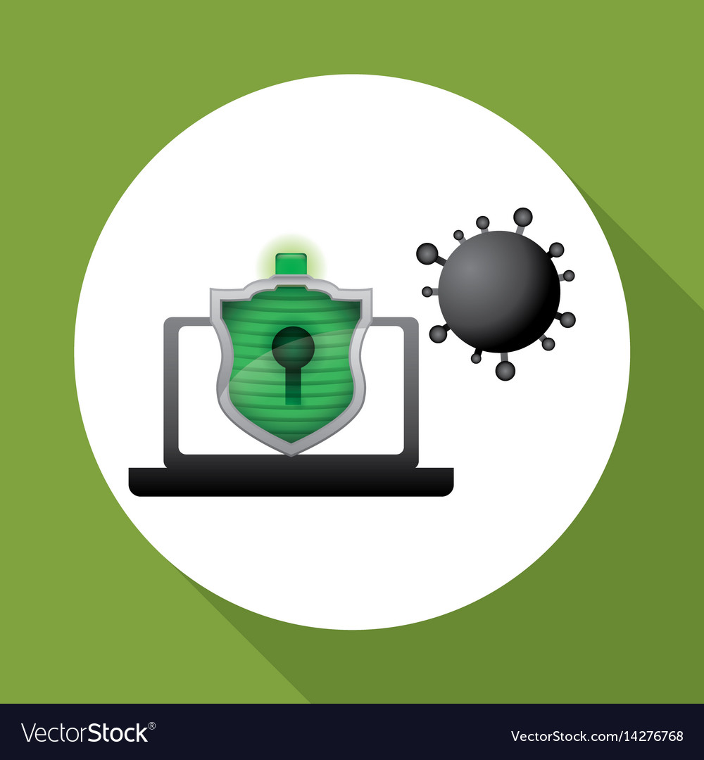 Security system design protection icon isolated