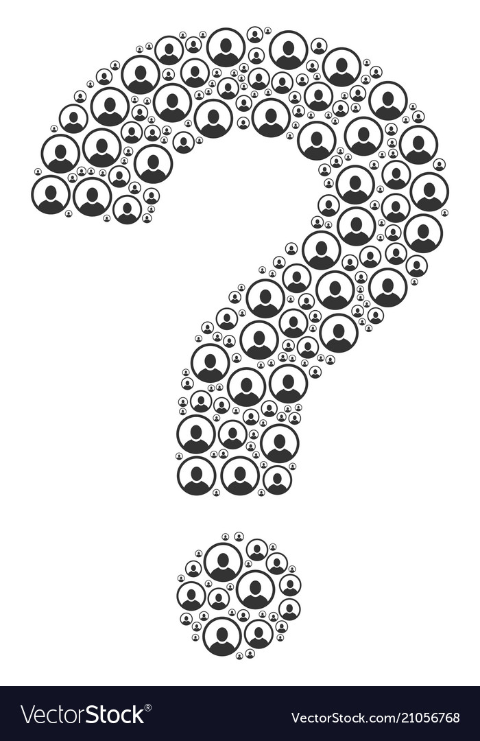 Unknown shape of rounded user portrait icons vector image Unknown shape of rounded user portrait icons
