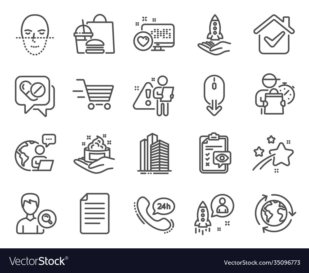 Business Icons Set enthalten Icon als Hautpflege