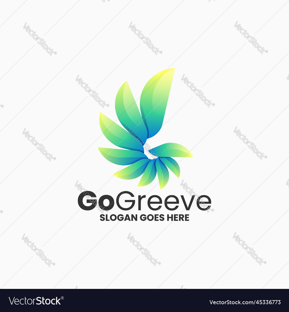 Logo letter g gradient colorful style