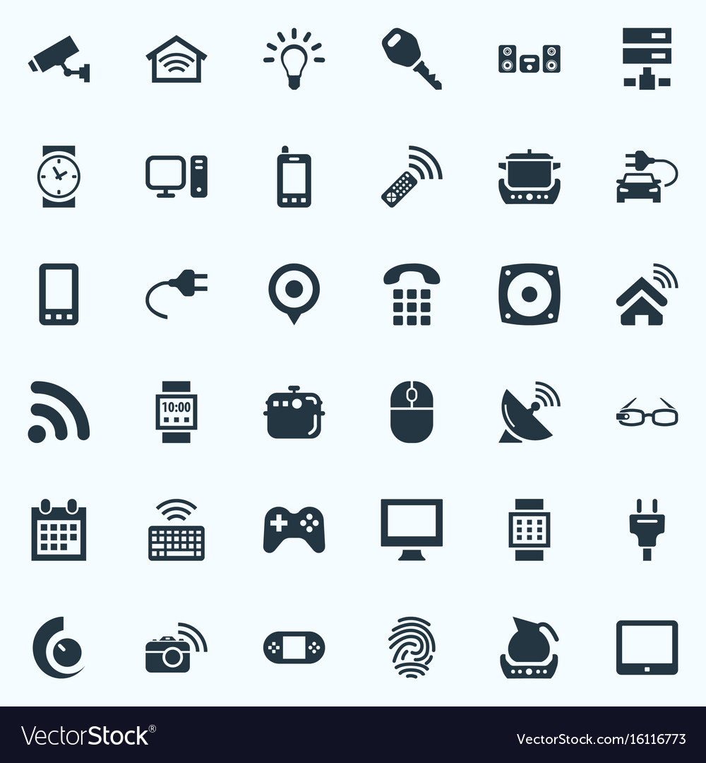 Simple Internet Icons Set