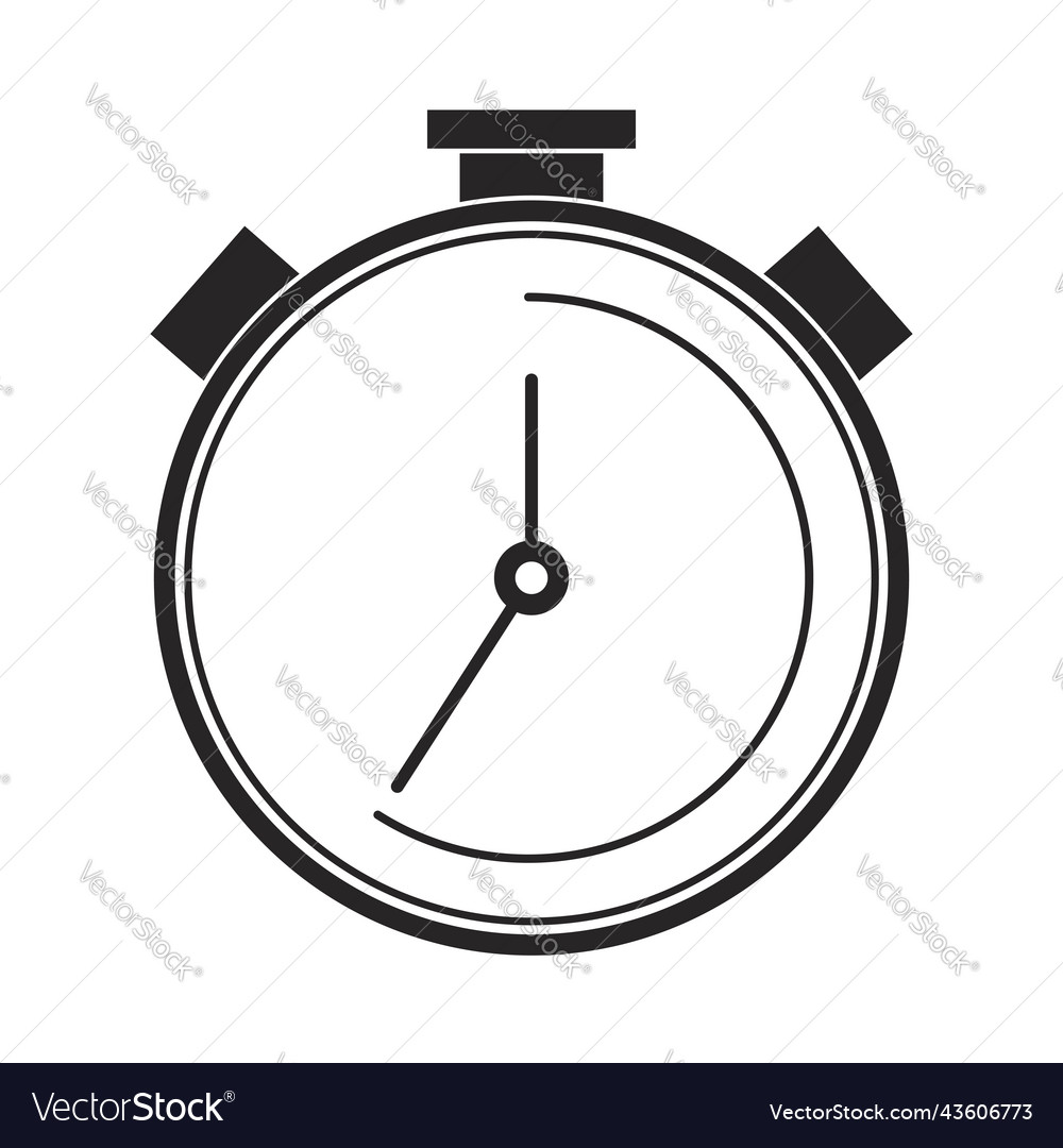 Stop watch timer icon