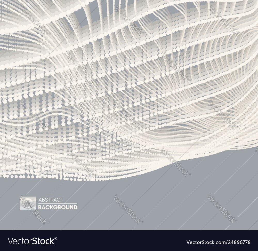 Abstract 3D Network Background