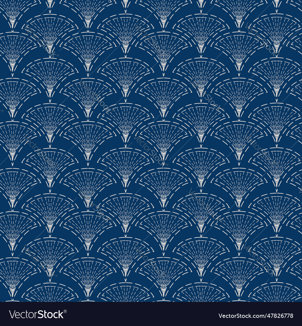 Abstract line seamless pattern set in oriental vector image Abstract line seamless pattern set in oriental