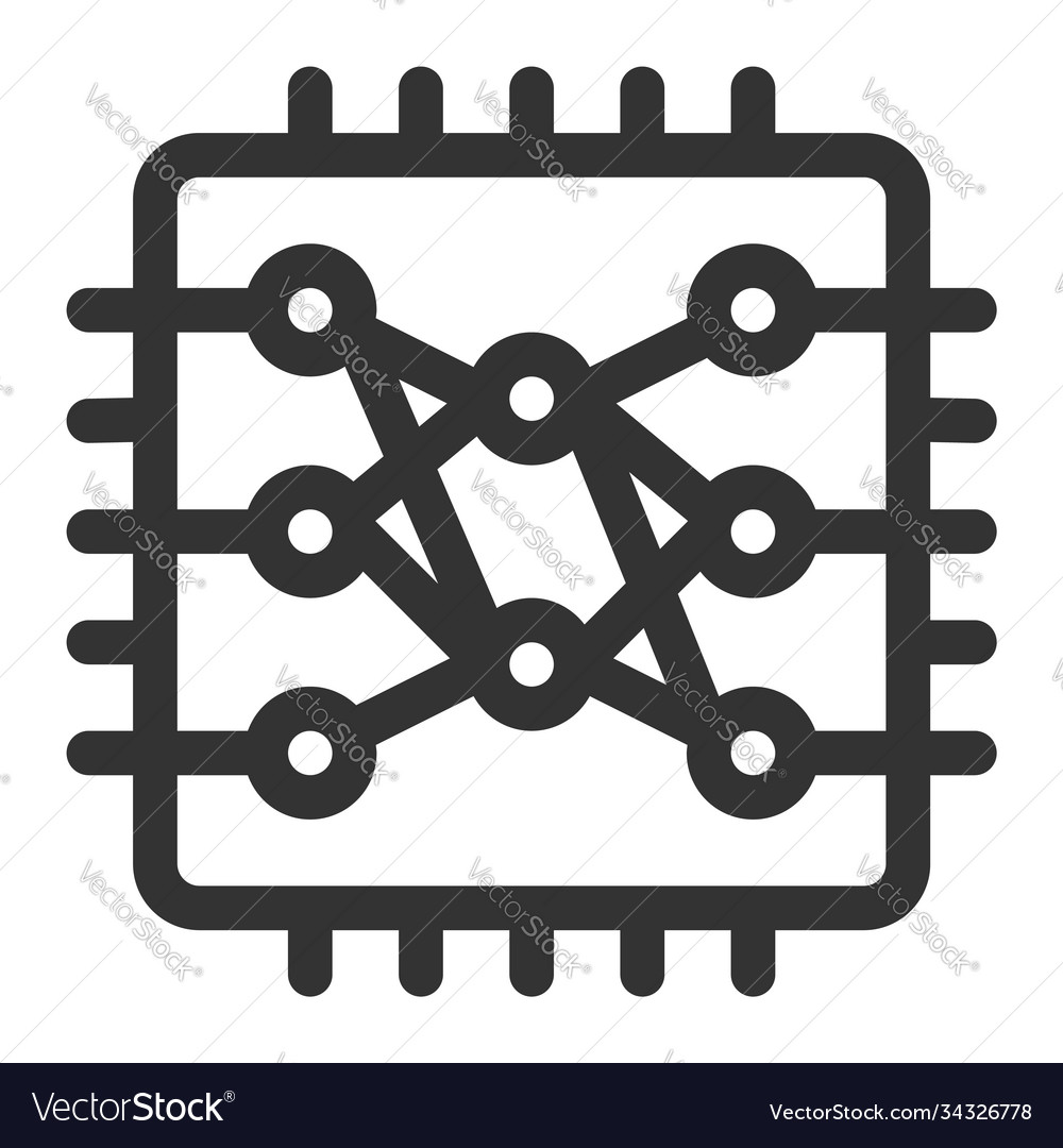 Chip with neural network inside artificial
