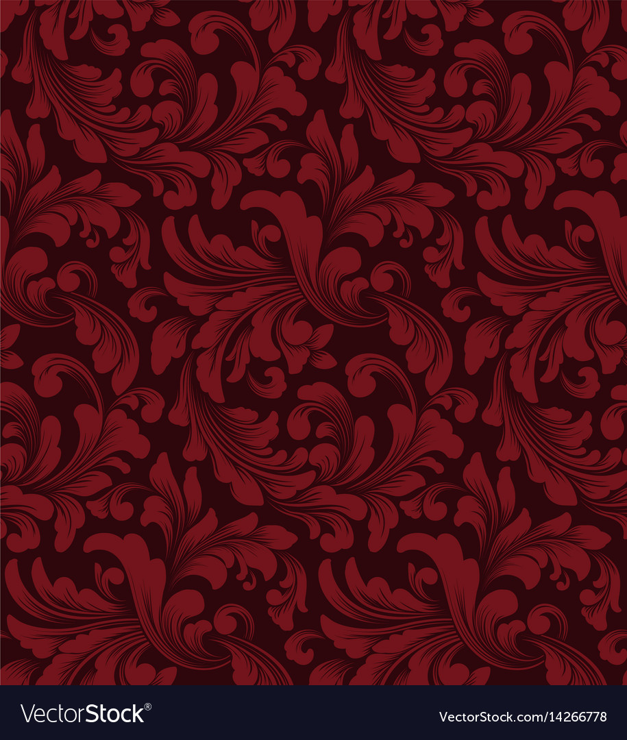 Elegant Damask Floral Pattern
