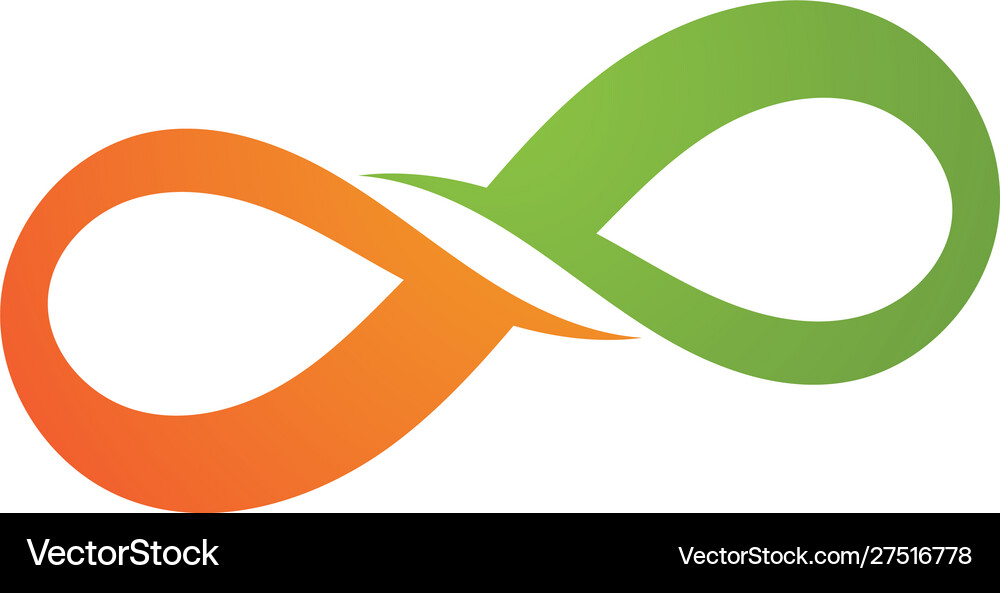 Infinity design Royalty Free Vector Image - VectorStock