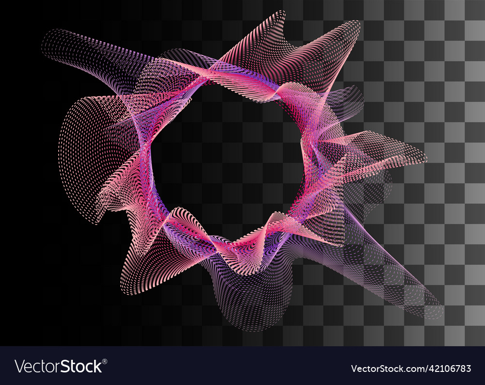Abstract design element pink color effect vector image Abstract design element pink color effect