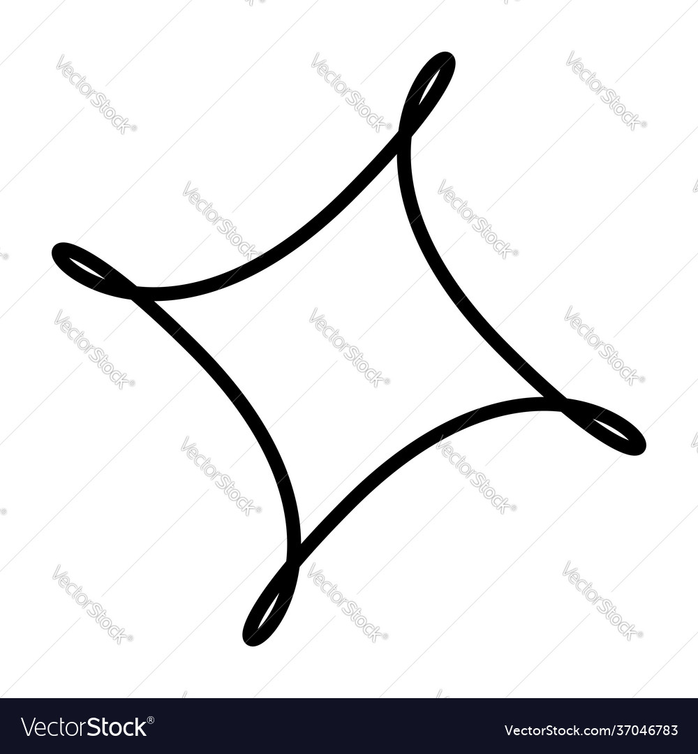 Abstract motif mandala shape design element vector image Abstract motif mandala shape design element