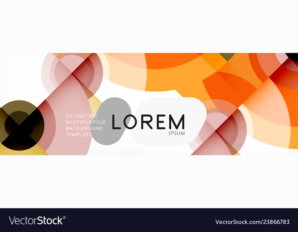 Circle abstract background with triangular shapes vector image Circle abstract background with triangular shapes