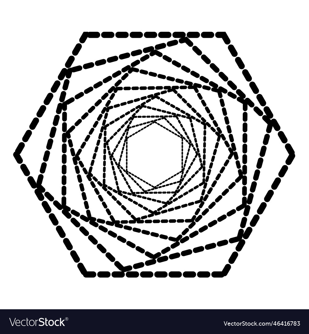 Dynamic hexagon shape