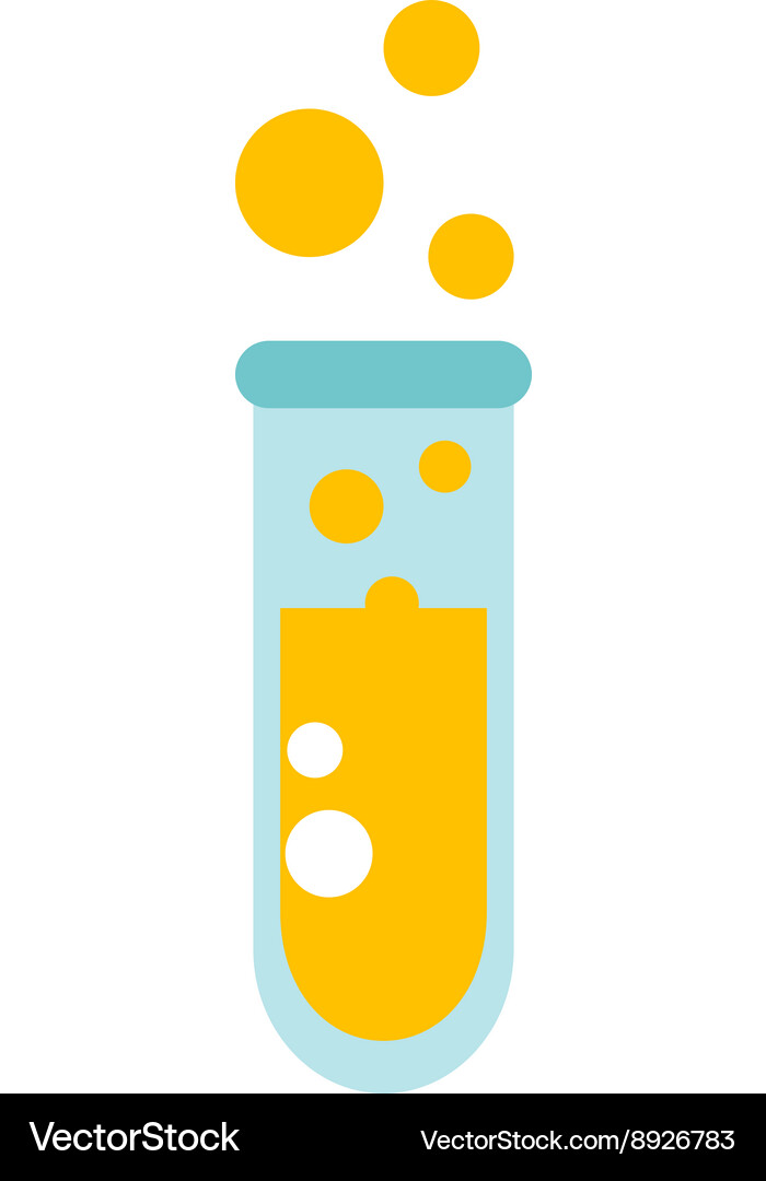 Flask with liquid Royalty Free Vector Image - VectorStock