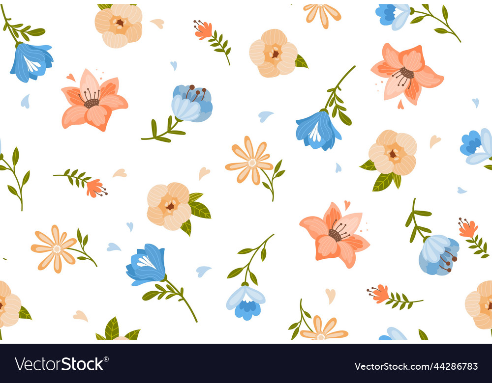 Floral Seamless Pattern - Spring