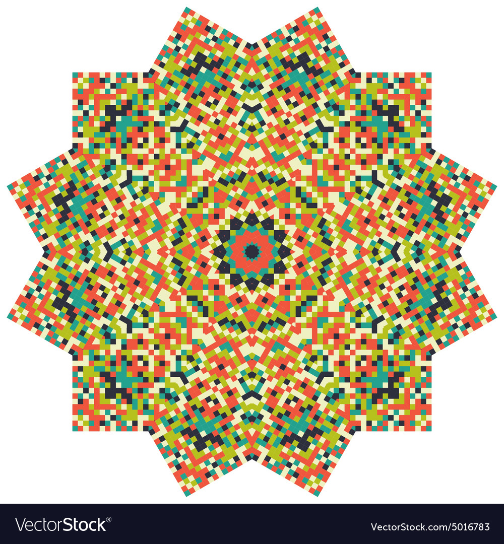 Mandala round ornament pattern