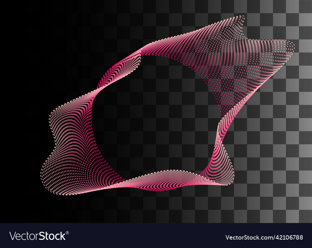 Abstract design element pink color effect vector image Abstract design element pink color effect