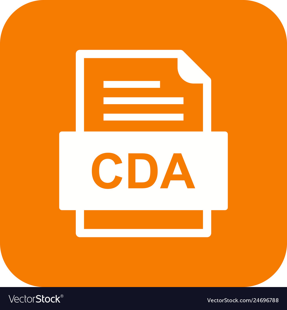 Cda file document icon