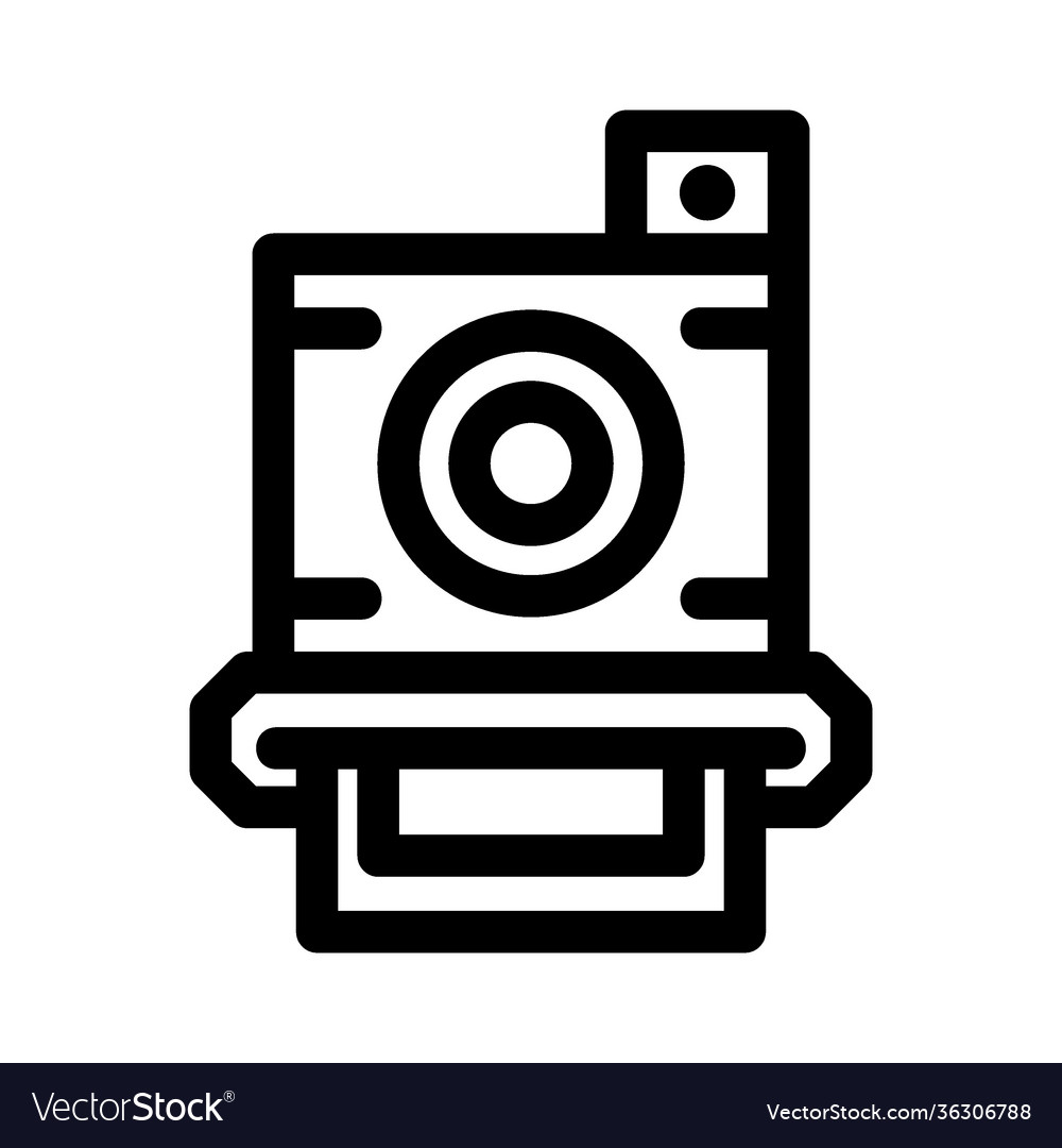 Instagram icon or logo isolated sign symbol Vector Image