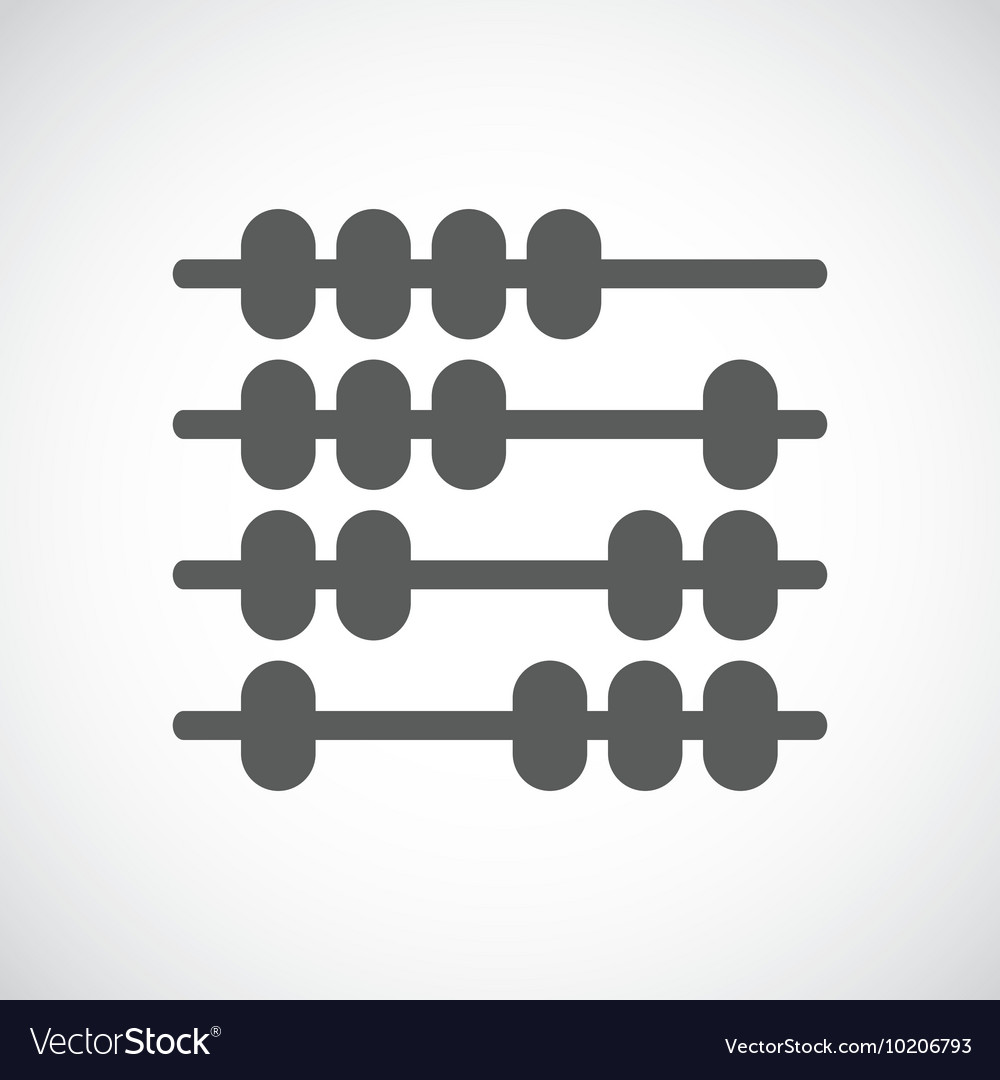 Abacus sign symbol icon