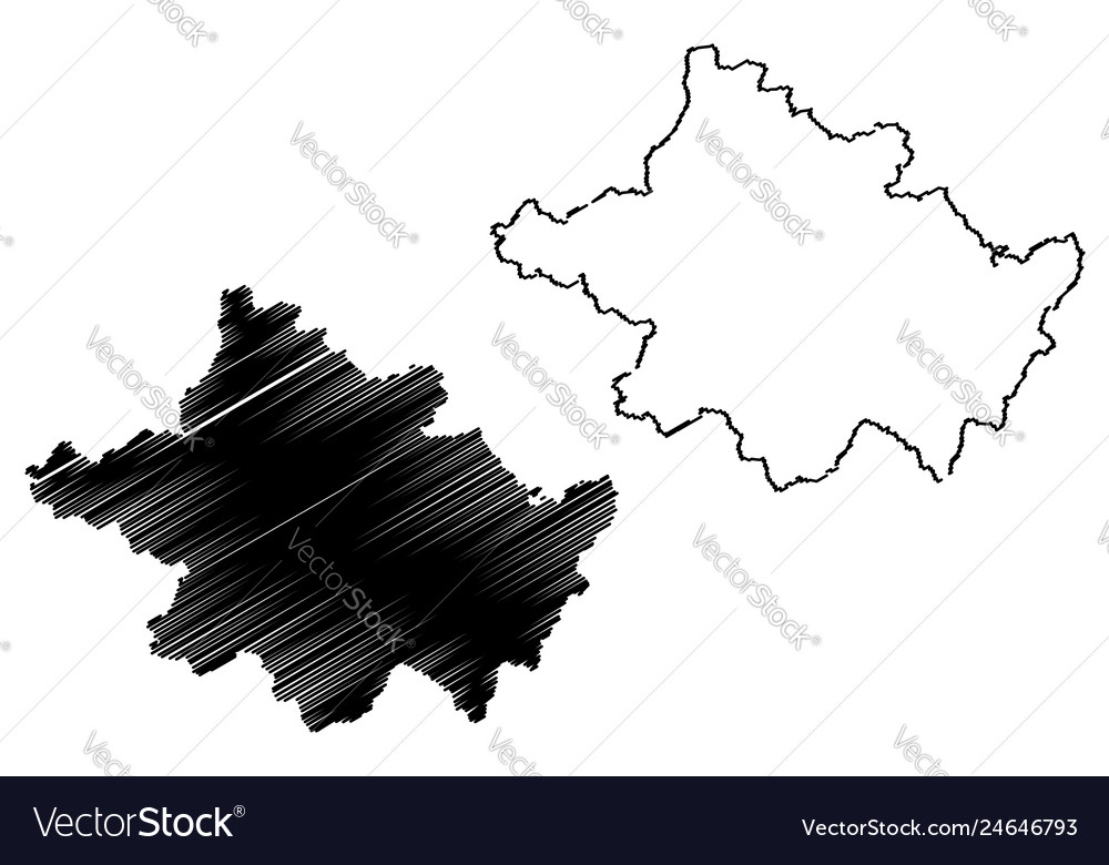 County tyrone map Royalty Free Vector Image - VectorStock