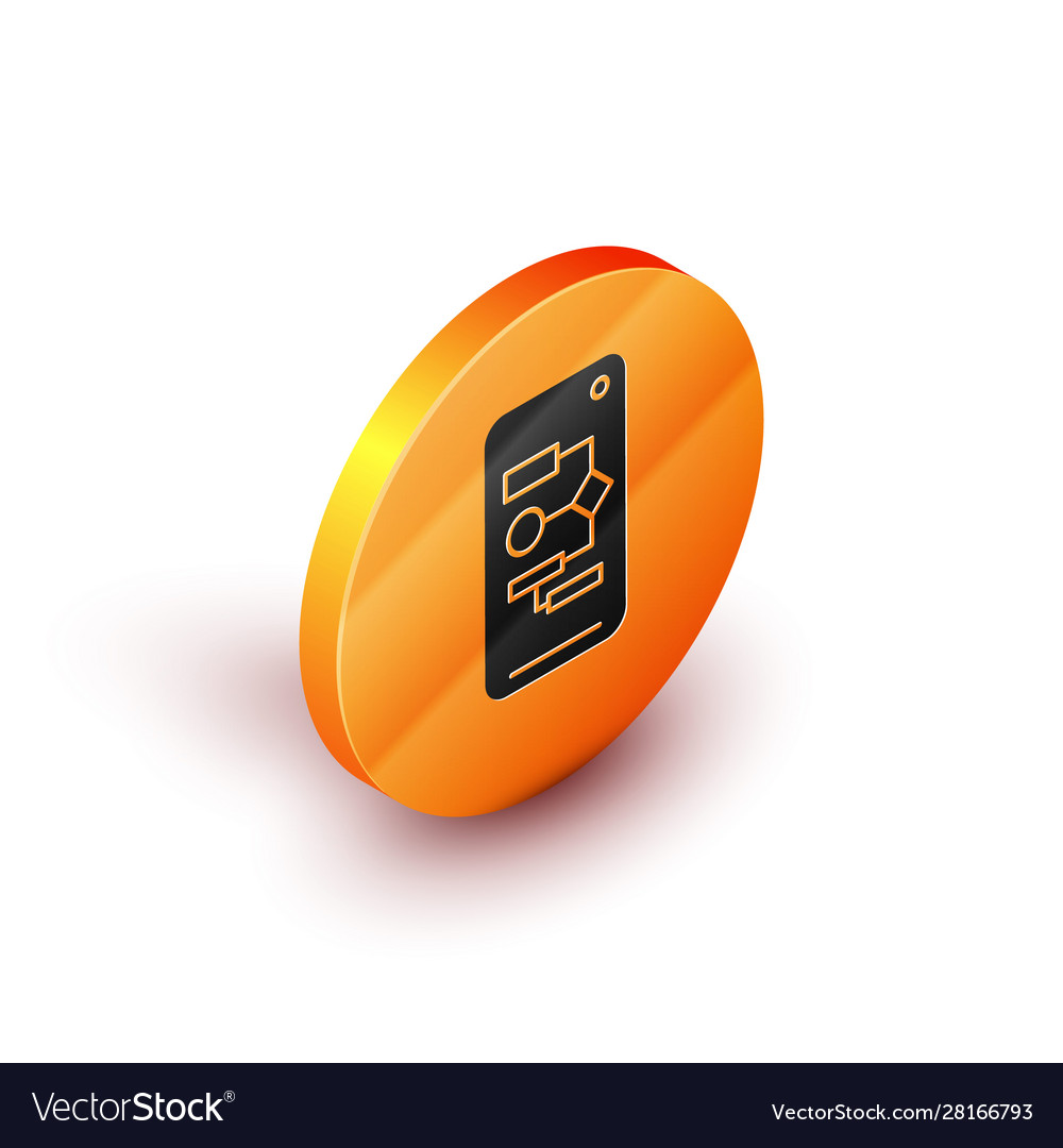 Isometric algorithm icon isolated on white vector image Isometric algorithm icon isolated on white