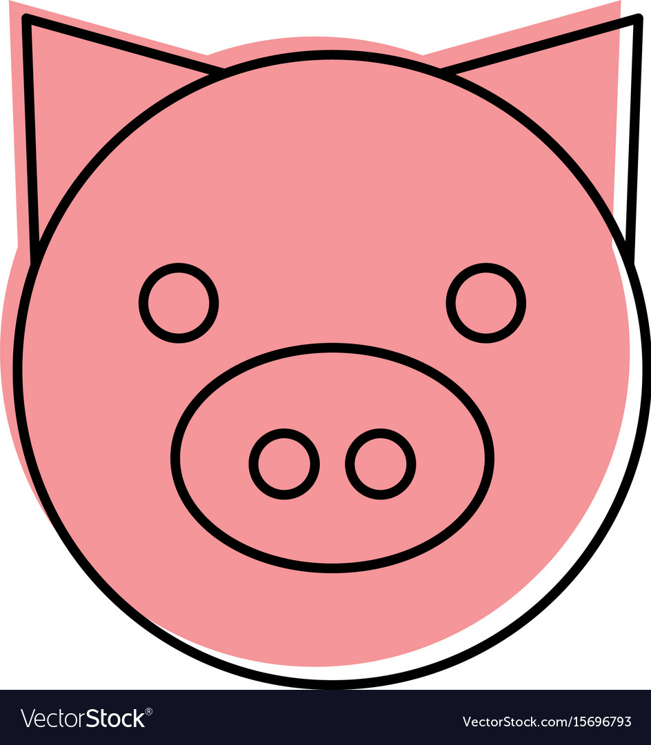 Pig head farm icon