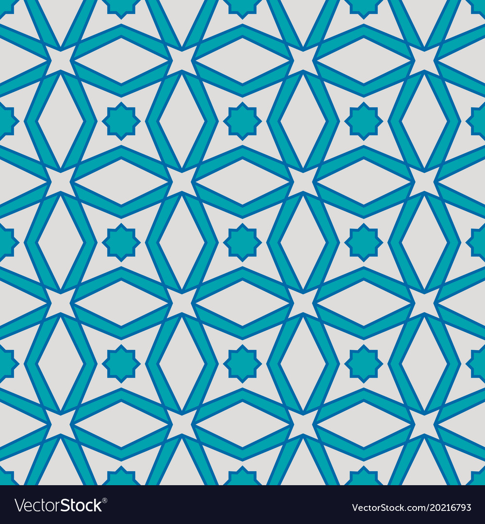 Seamless arabic geometric pattern