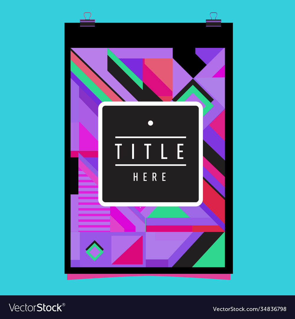 Abstract colorful geometric pattern background