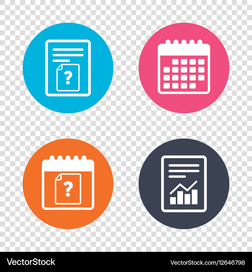 File document help icon question mark symbol Vector Image