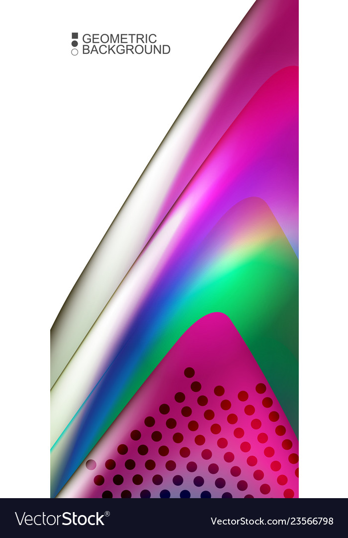 Geometric colorful abstract background vector image Geometric colorful abstract background