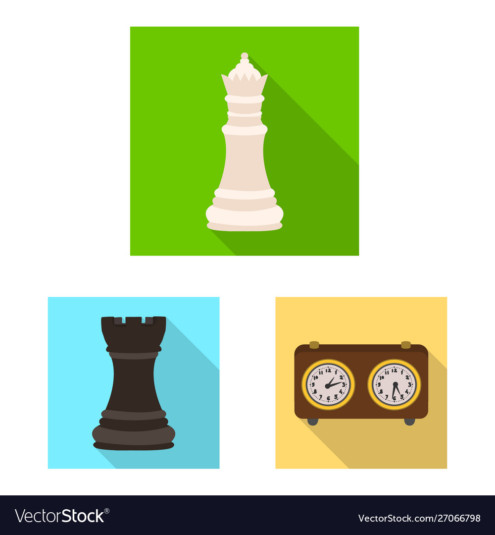 Isolated object checkmate and thin logo set