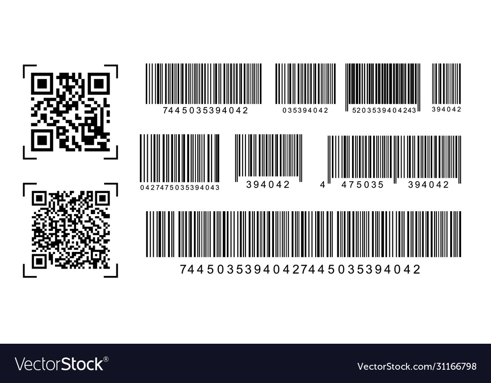 Qr codes barcodes