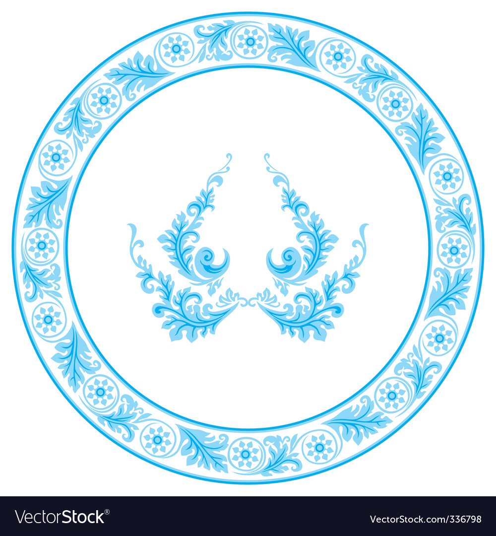 Russian Floral Border