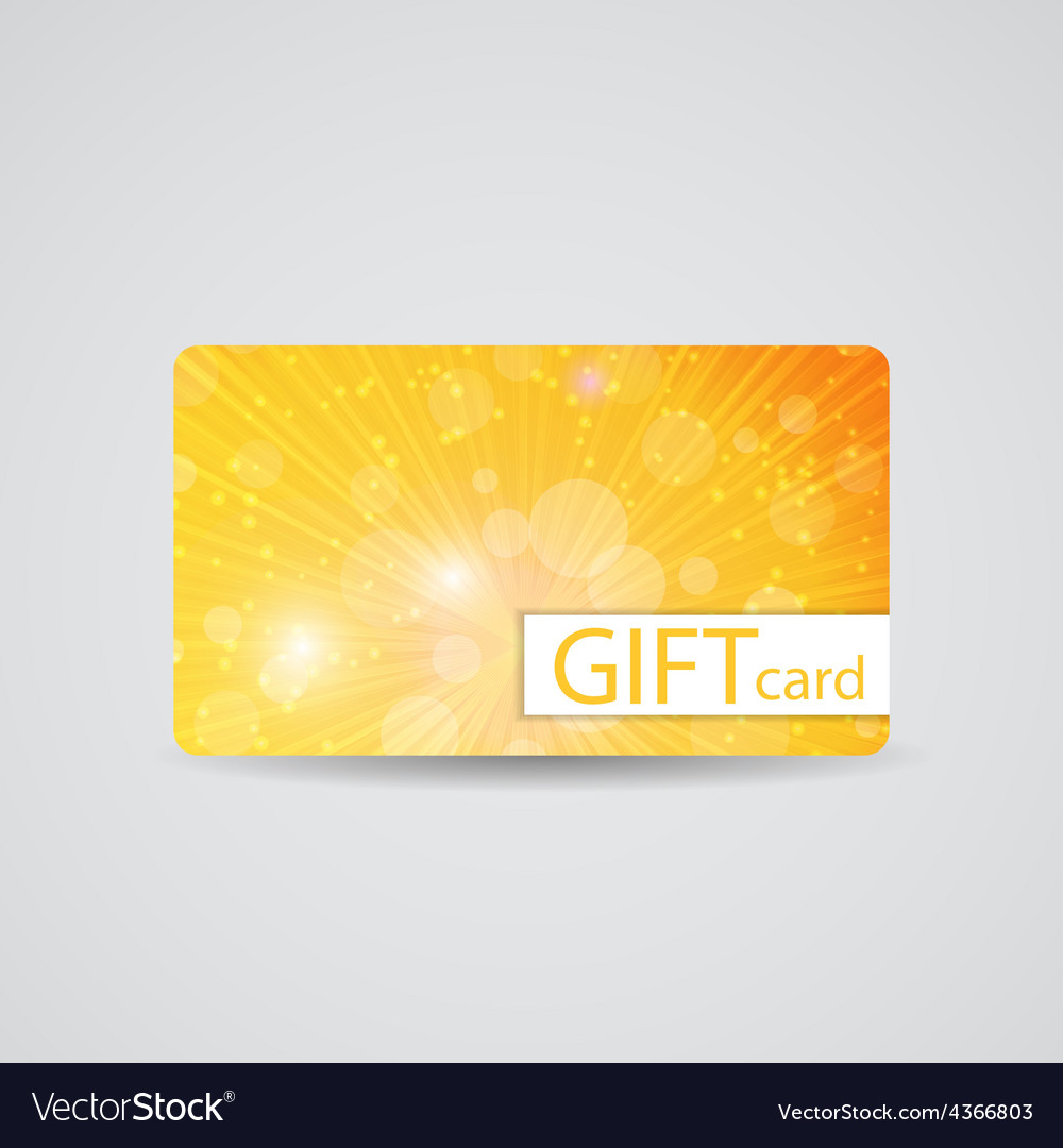 Abstract beautiful gift card design