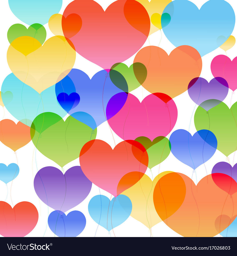 Hearts background Royalty Free Vector Image - VectorStock