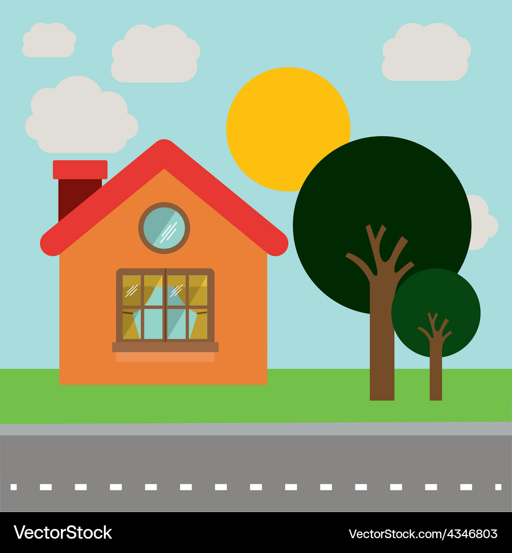 Landscape design Royalty Free Vector Image - VectorStock