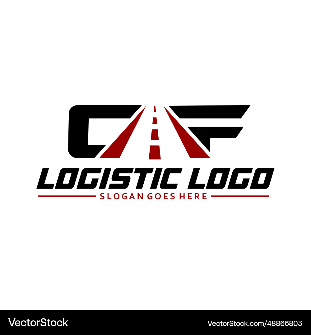 Logistic logo Royalty Free Vector Image - VectorStock