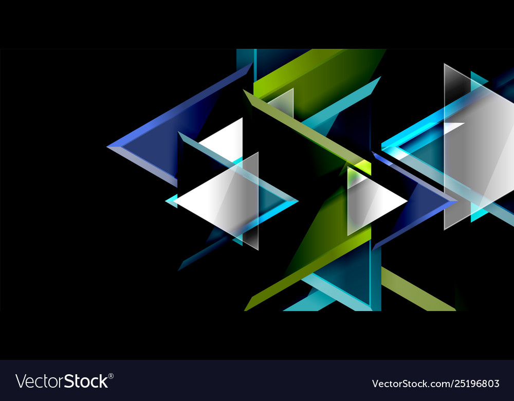 Triangle abstract background Vector Image Triangle abstract background