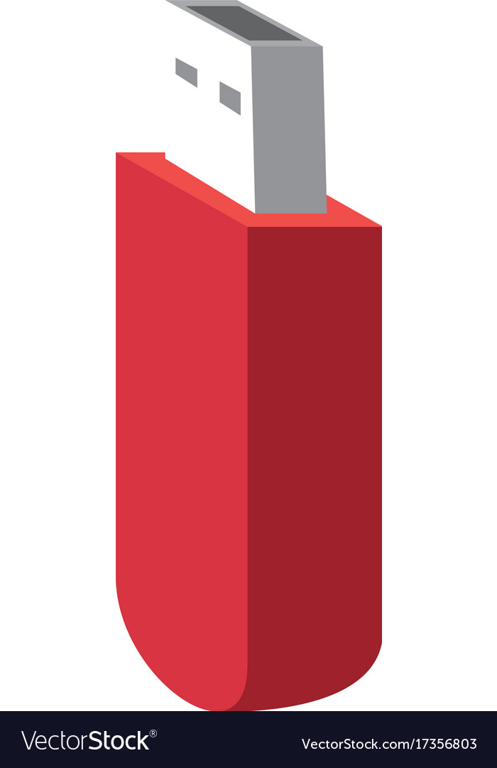 Usb memory isolated icon