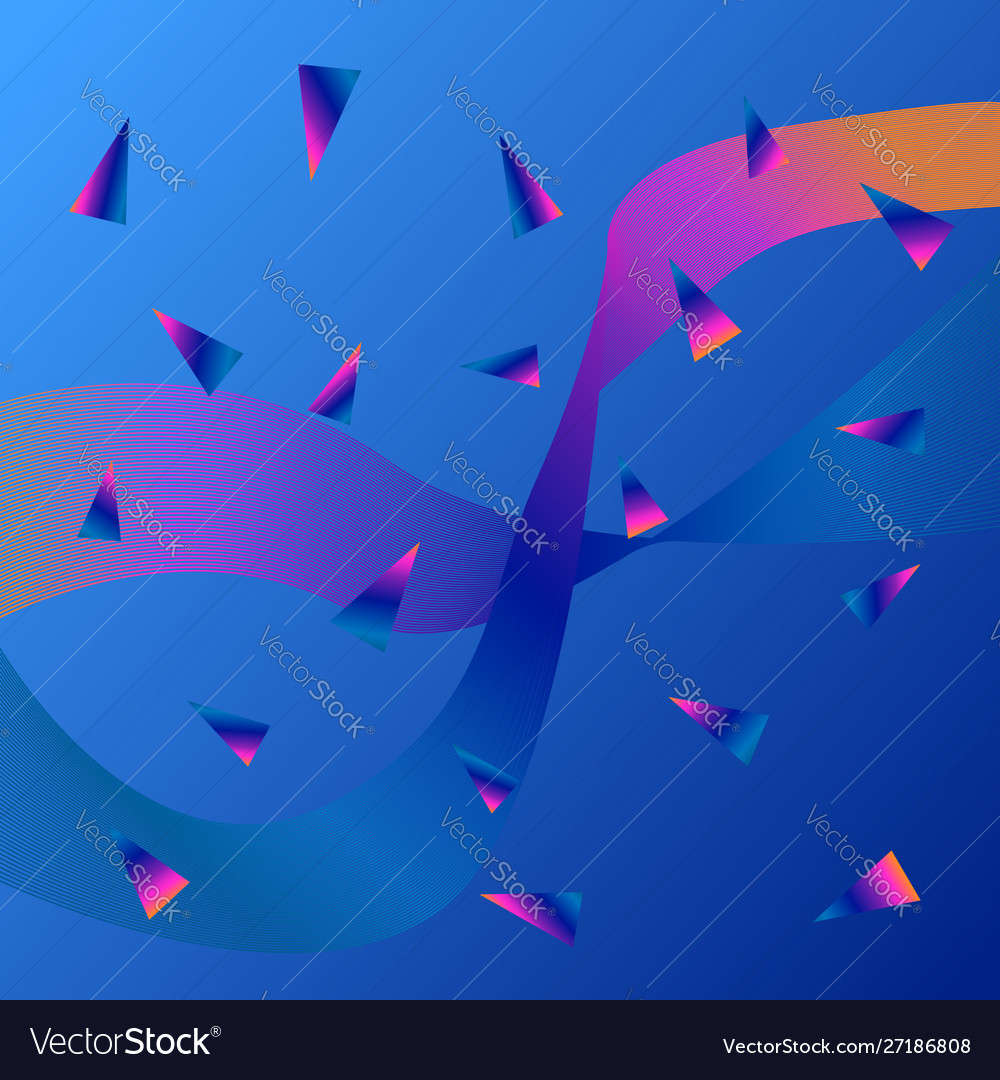 Abstract background with color fluid shapes Vector Image Abstract background with color fluid shapes