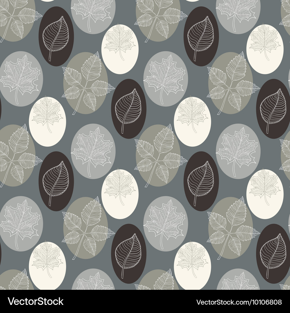 Autumn Seamless pattern Royalty Free Vector Image