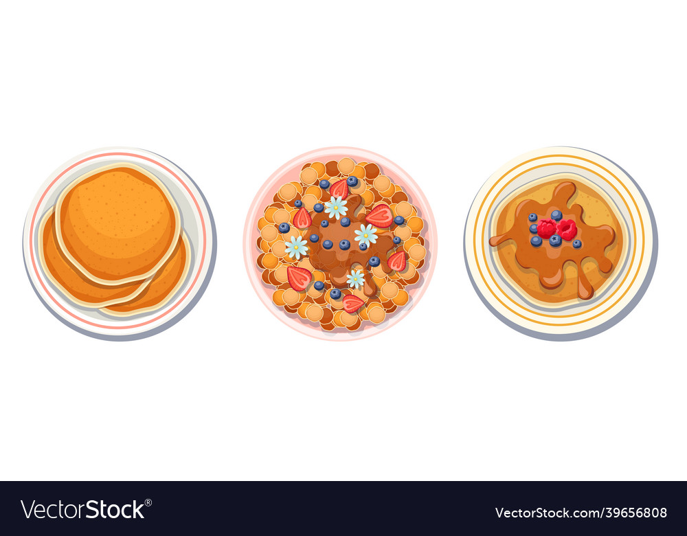 Pancake Stack - Top View