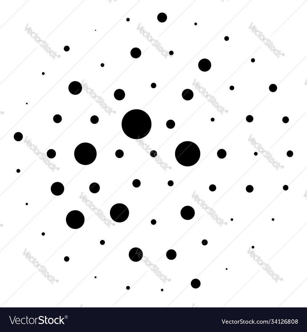 Random dots circles speckles pattern freckle