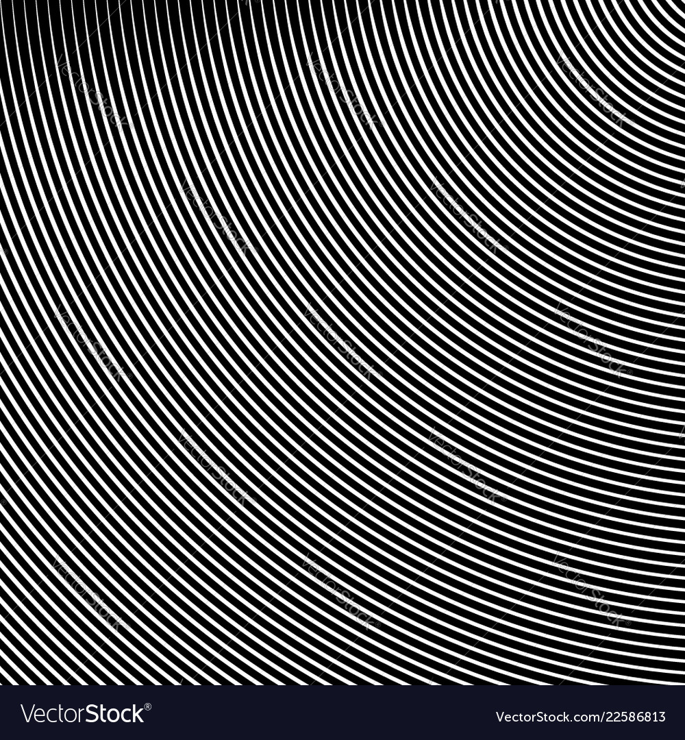 Circle pattern with dynamic irregular lines vector image Circle pattern with dynamic irregular lines